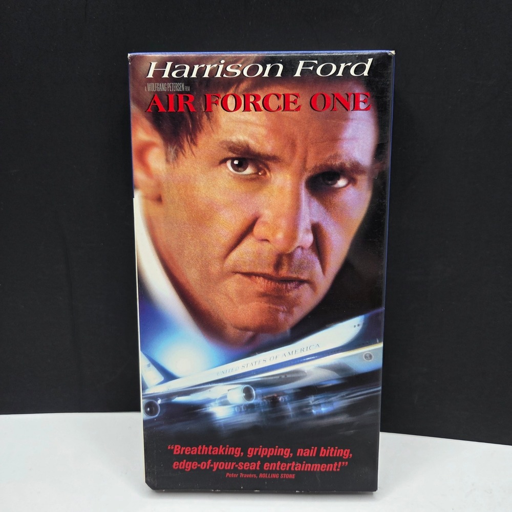 Air Force One VHS Harrison Ford Action Thriller 1997 Columbia TriStar VTG 90s